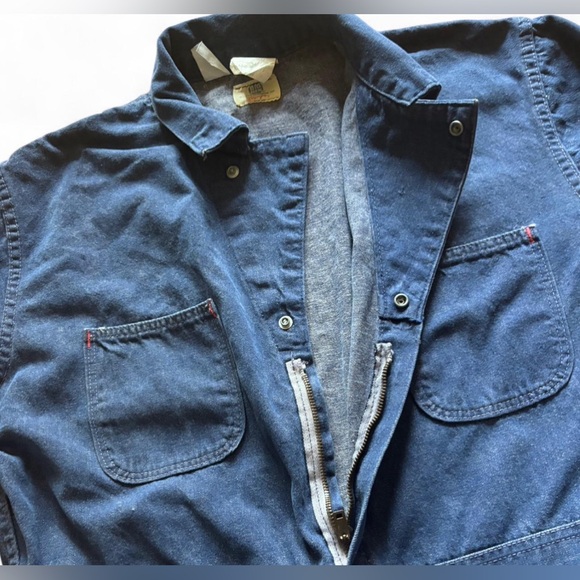 BIG BEN distressed mens utility long sleeve coveralls/jumpsuit - Picture 3 of 8